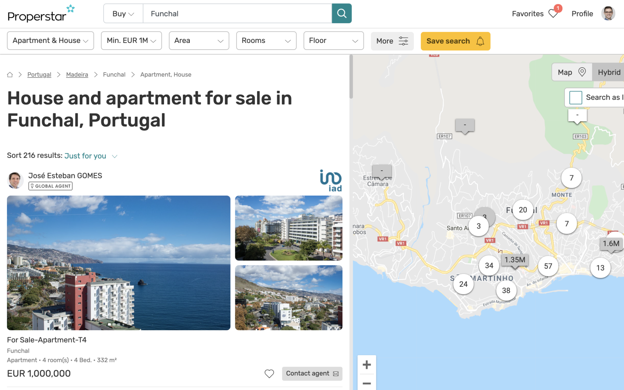 Luxury properties for sale in Funchal
